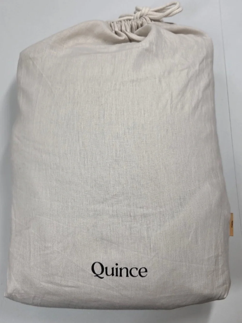 QUINCE European Linen Duvet Cover Set Twin Sand 4968